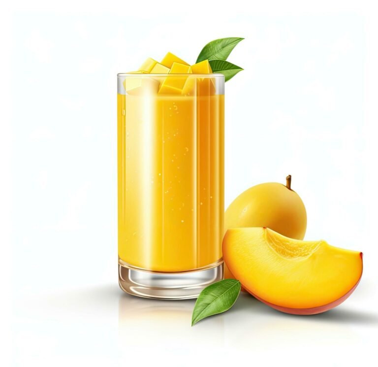 mango-juice-with-mango-slice-isolated-on-white-background-glass-of-mango-juice-created-with-generative-ai-technology-free-photo